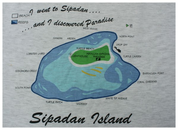 map of Sipadan